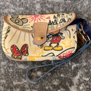 Disney parks Dooney & Bourke sketch wristlet